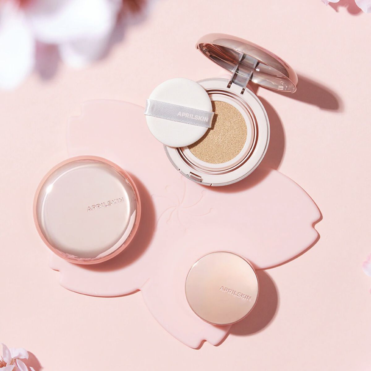 ハイパーカバーフィットクッション  グラファイト/APRILSKIN/クッションファンデーションを使ったクチコミ（1枚目）