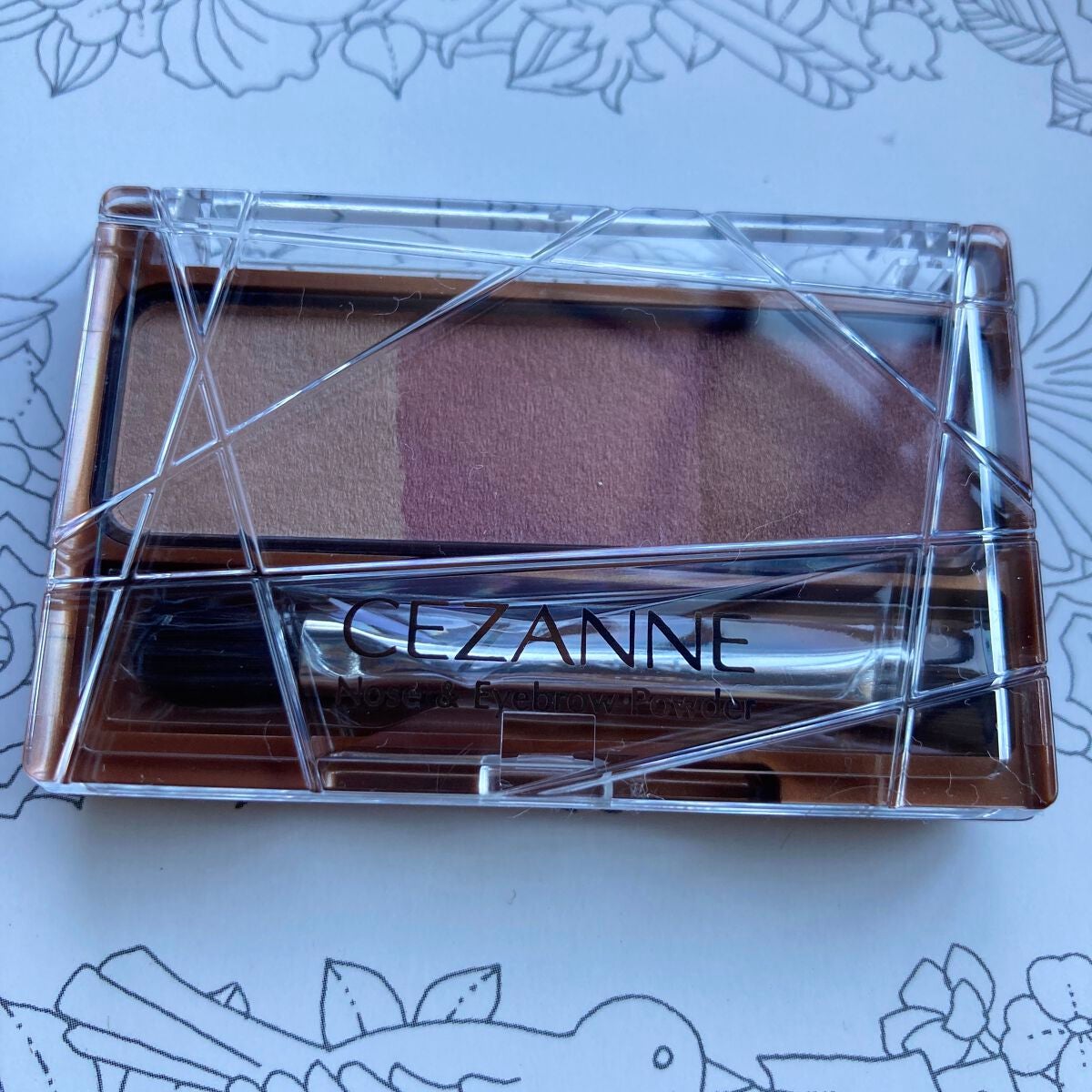 ノーズ&アイブロウパウダー/CEZANNE/パウダーアイブロウを使ったクチコミ(1枚目)