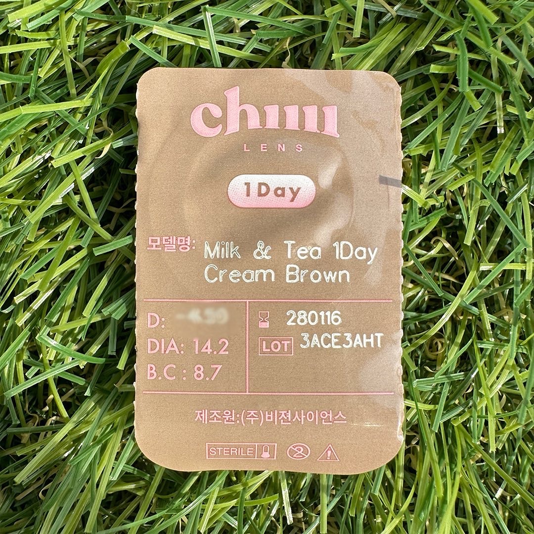 chuuLENS Milk&Tea 1day/chuu LENS/ワンデー（１DAY）カラコンを使ったクチコミ（3枚目）