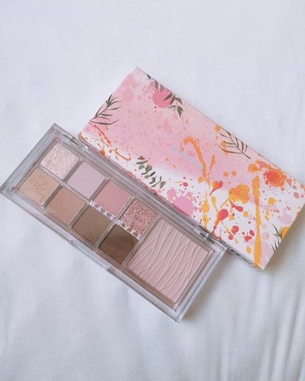 ミックスブラーリングアイパレット/wakemake/マルチパレットを使ったクチコミ(8枚目)