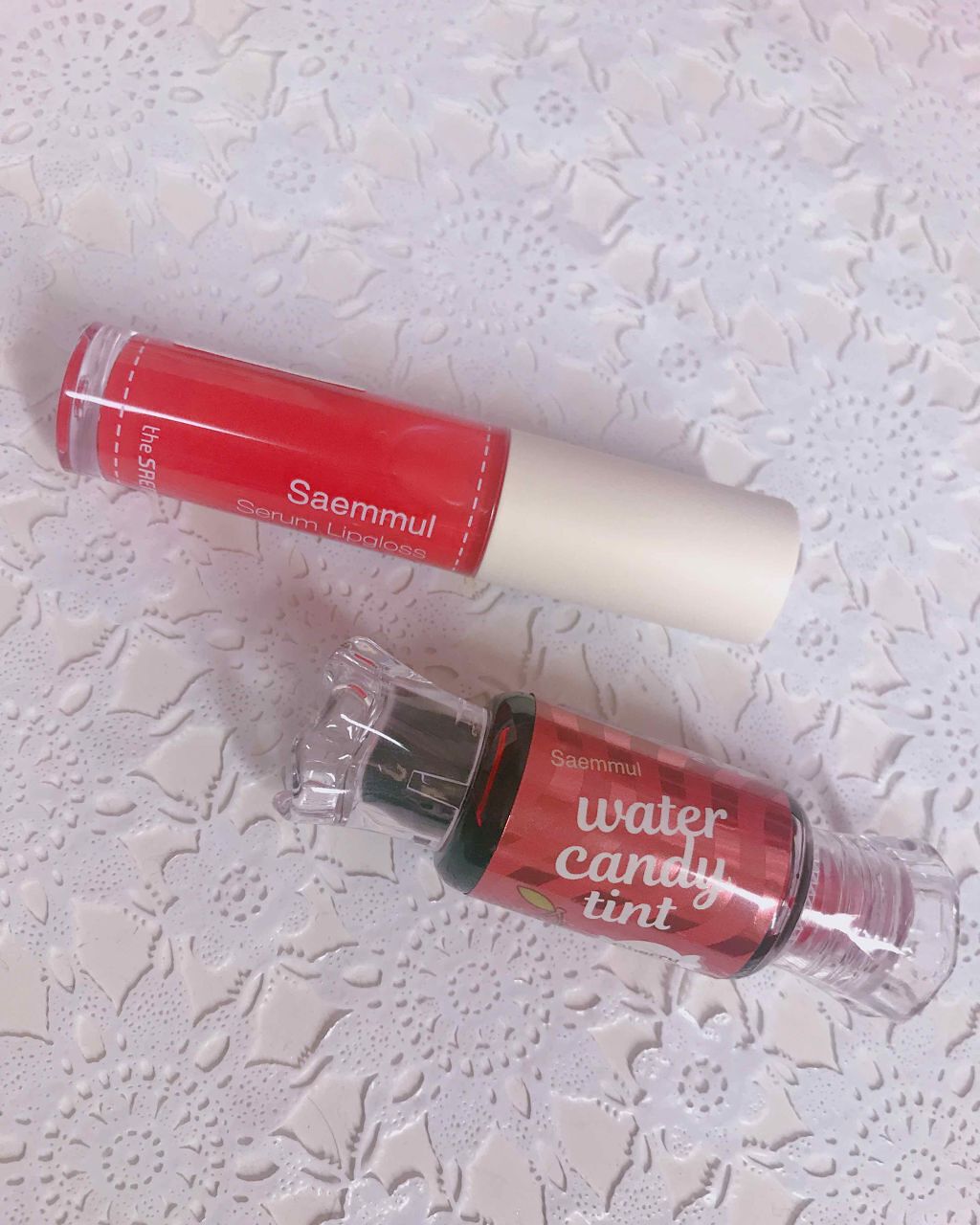 ウォーター キャンディー ティント/the SAEM/リップティントを使ったクチコミ(1枚目)