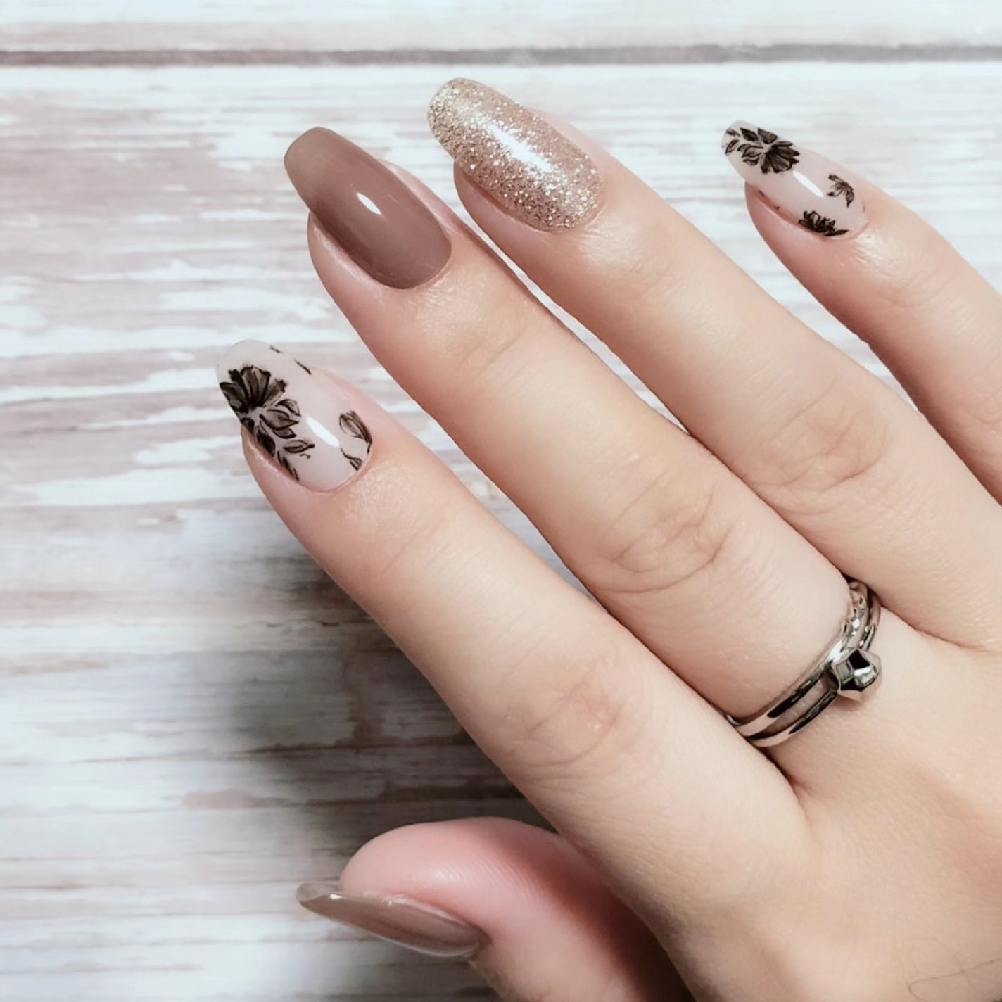 EDGEU ジェルネイルシール/EDGEU/ネイルシールを使ったクチコミ(5枚目)