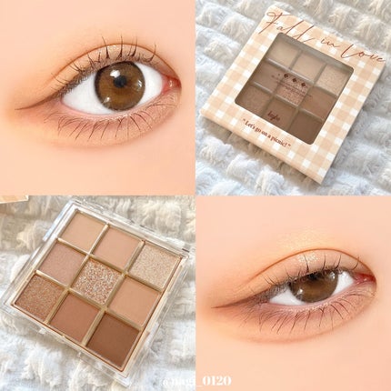 KEYBO FALL IN LOVE SHADOW PALETTE/keybo/アイシャドウパレットを使ったクチコミ(6枚目)