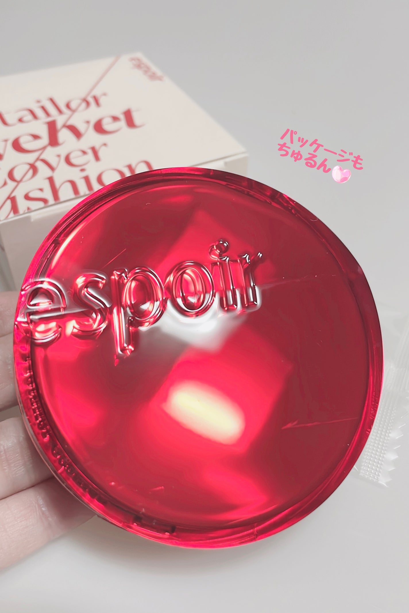 プロテーラービーベルベットカバークッション/espoir/クッションファンデーションを使ったクチコミ(2枚目)