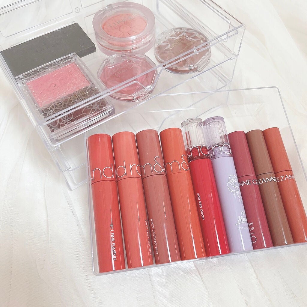 3段式クリアーケース/DAISO/その他化粧小物を使ったクチコミ(4枚目)