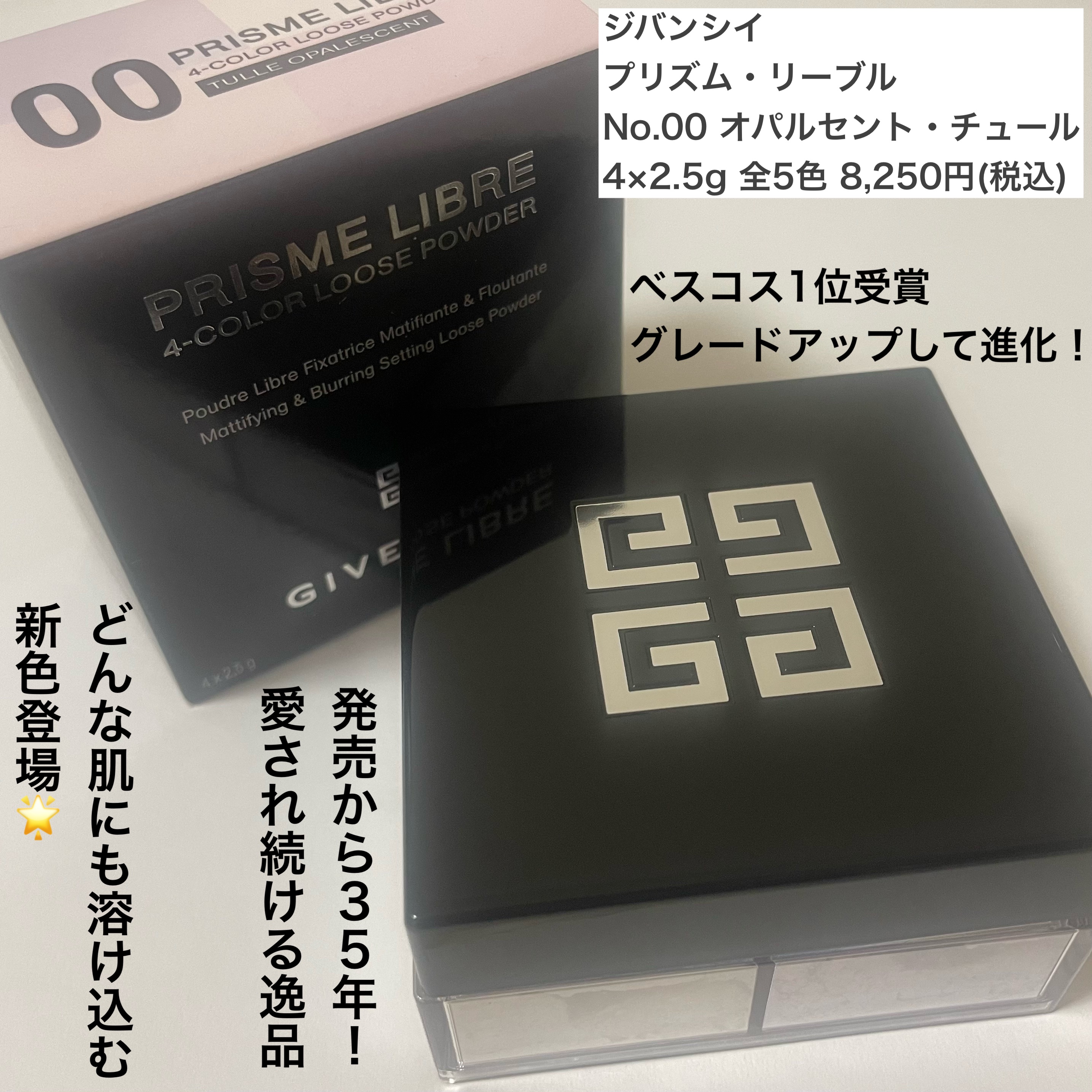 プリズム・リーブル/GIVENCHY/ルースパウダーを使ったクチコミ（2枚目）