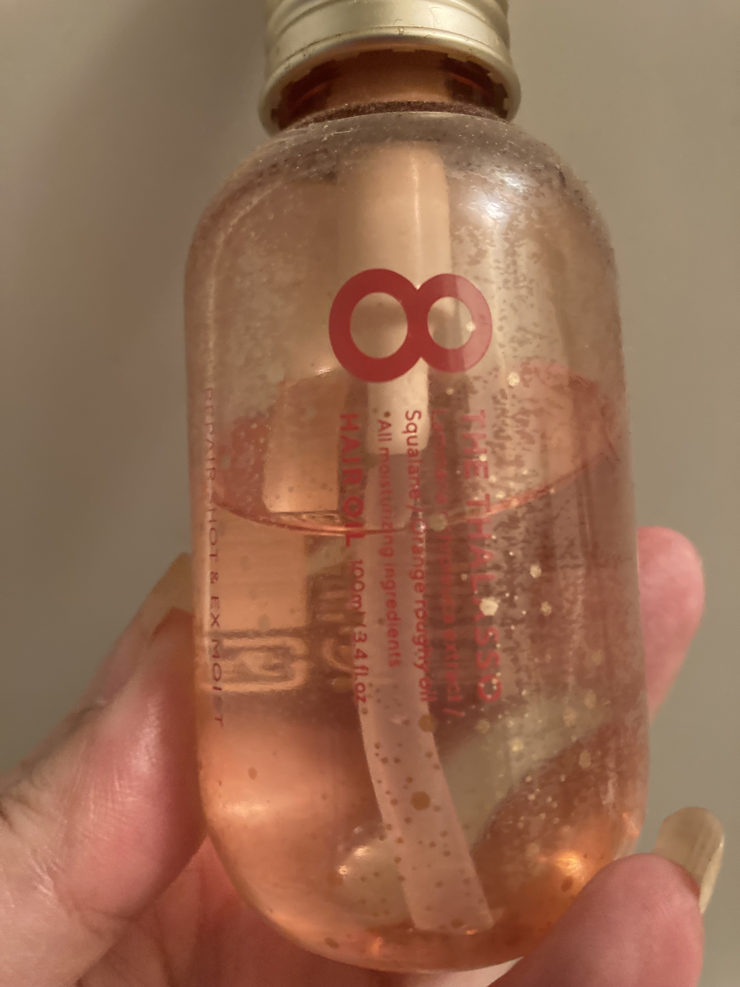 リペアショット＆EXモイスト 美容液オイル ピンクリラックス /エイトザタラソ/ヘアオイルを使ったクチコミ（1枚目）