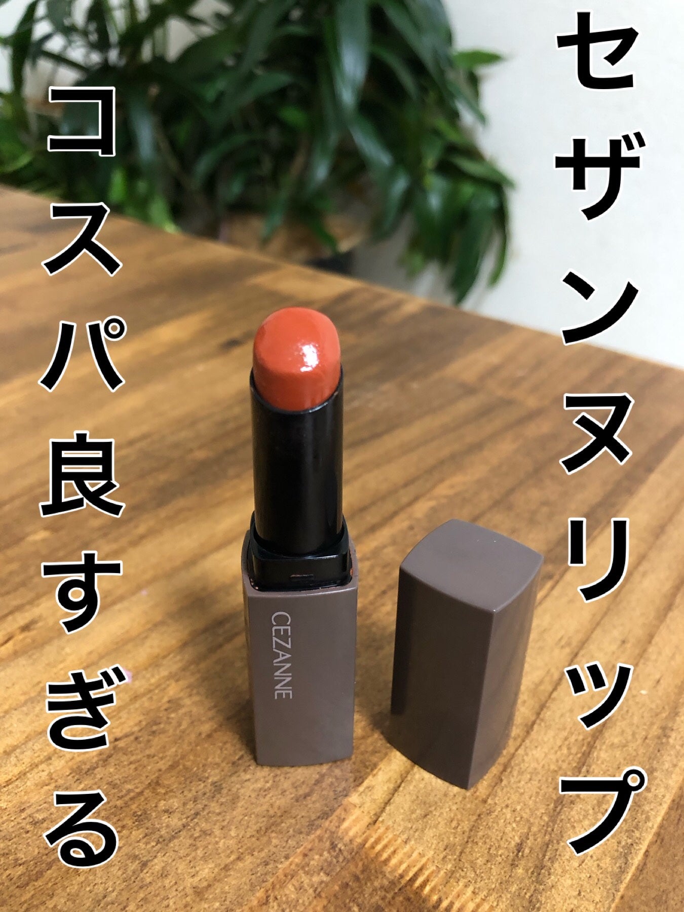 リップカラーシールド/CEZANNE/口紅を使ったクチコミ(1枚目)