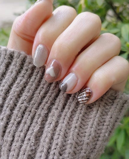 BRG ジェルネイル/DAISO/ジェルネイルを使ったクチコミ(4枚目)