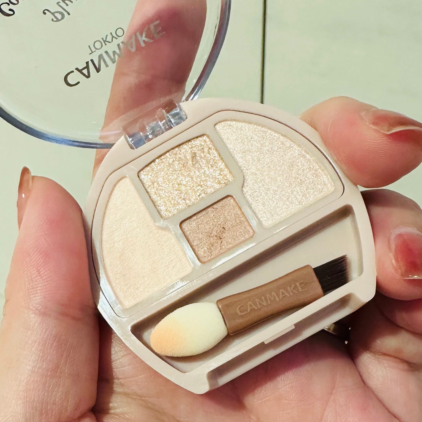 プランぷくコーデアイズ/キャンメイク/パウダーアイシャドウを使ったクチコミ(2枚目)