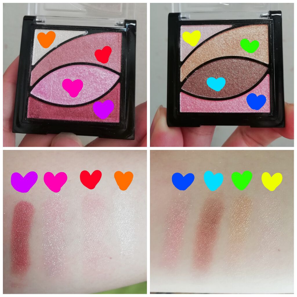 UR GLAM VELVET EYE COLOR PALETTE/U R GLAM/アイシャドウパレットを使ったクチコミ(2枚目)