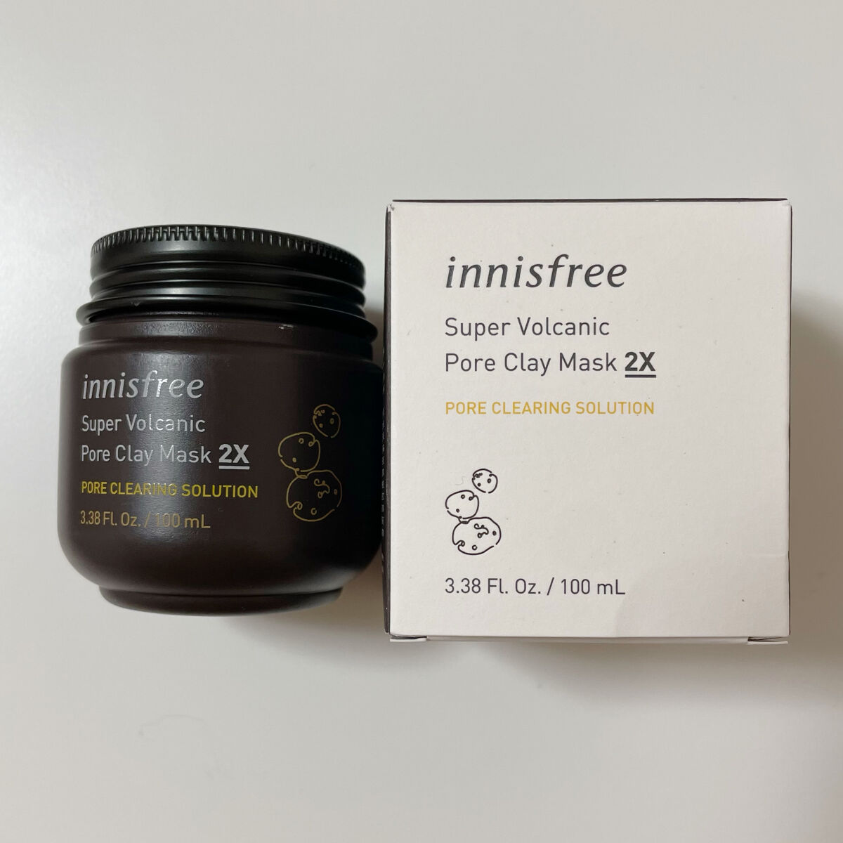 スーパーヴォルカニック　ポア　クレイマスク/innisfree/洗い流すパック・マスクを使ったクチコミ（2枚目）