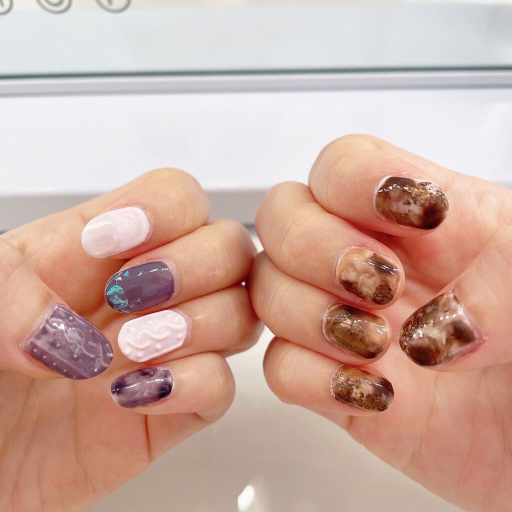 ジェルネイル（ライト対応）/セリア/ジェルネイルを使ったクチコミ（3枚目）