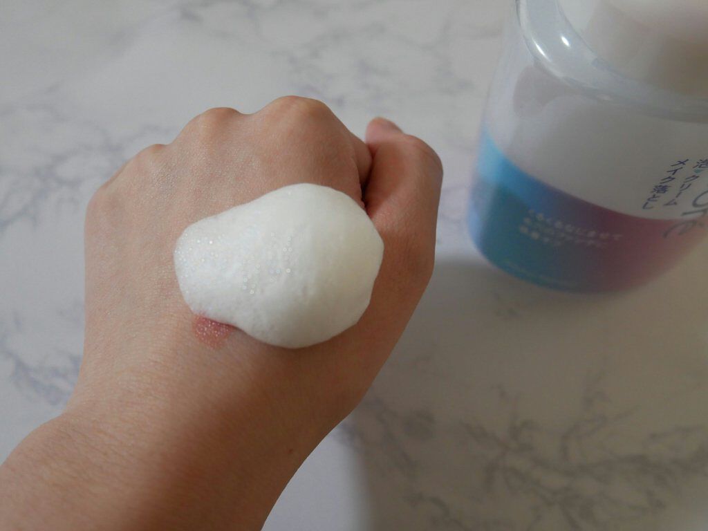 泡クリームメイク落とし/ビオレ/クレンジングクリームを使ったクチコミ(2枚目)