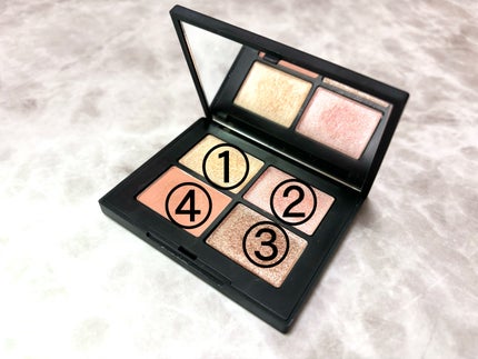 クワッドアイシャドー/NARS/アイシャドウパレットを使ったクチコミ(2枚目)