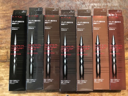 スーパーシャープライナーEX4.0 BR-5(My Kao Mall限定色)/KATE/リキッドアイライナーを使ったクチコミ(2枚目)