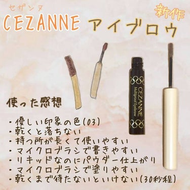 マルチプルーフアイブロウ/CEZANNE/パウダーアイブロウを使ったクチコミ（1枚目）