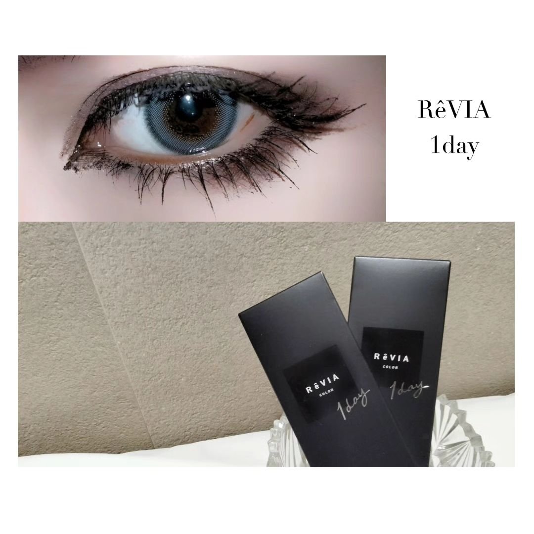 【 ReVIA 】 1day  Dear Marin ディアマリン 

うる生涙目
儚げ、上品な青みグレーの新色。
素敵な色😍

着色直径は自然な13.2mm。
キレイな雰囲気😳

盛りかわいいのも好き！
13.2〜13.8mmを使って