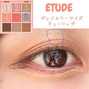 プレイカラーアイズ チューリップデー/ETUDE/アイシャドウパレットを使ったクチコミ（2枚目）