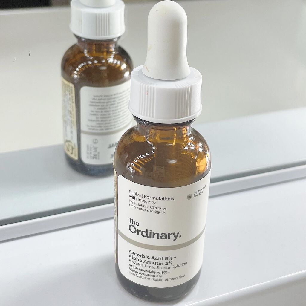 The Ordinary Ascorbic Acid 8% + Alpha Arbutin 2%のクチコミ「愛用スキンケア💄

The Ordinary様( @deciem )の
美容液をご紹介します🥀.....」（3枚目）