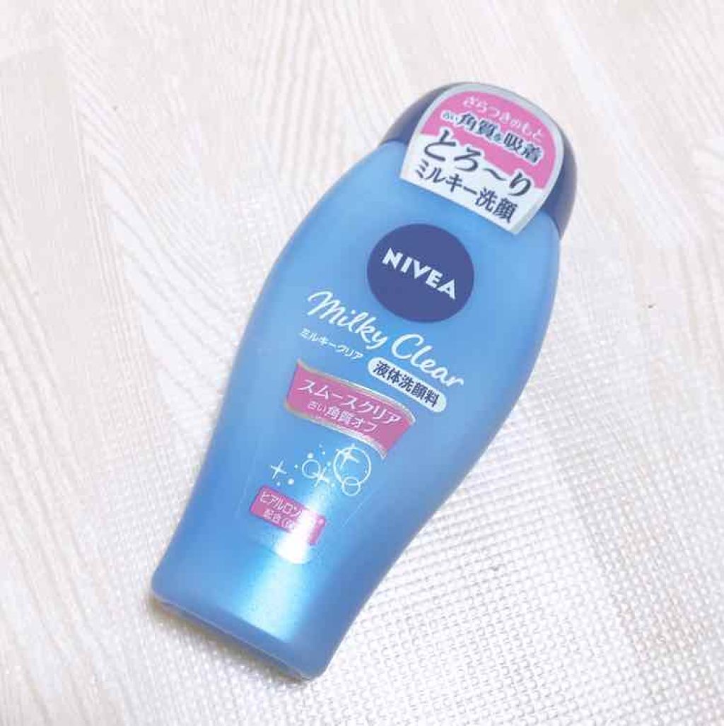 ニベア ミルキークリア洗顔料 スムースクリア/ニベア/洗顔フォームを使ったクチコミ(1枚目)