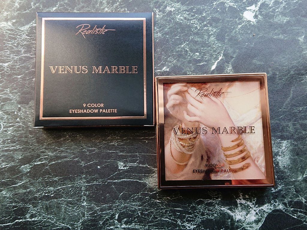 VenusMarble 9色アイシャドウパレット/Venus Marble/アイシャドウパレットを使ったクチコミ(3枚目)