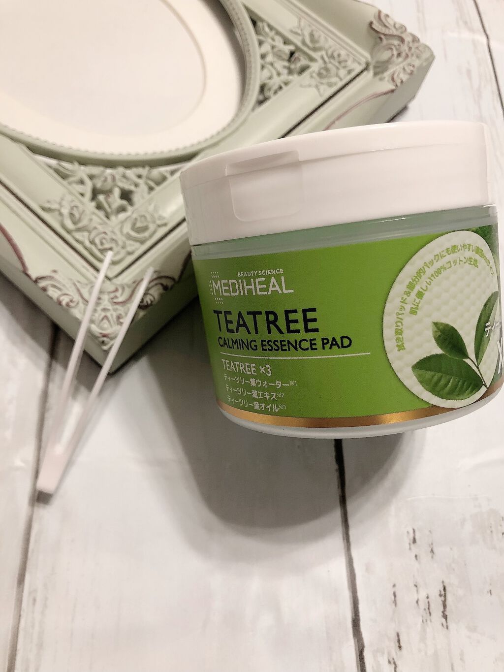 ティーツリーカーミングエッセンスパッド/MEDIHEAL/トナーパッドを使ったクチコミ(1枚目)