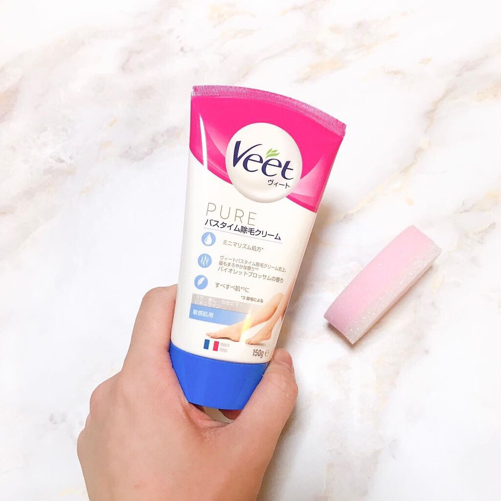 ヴィート ピュアバスタイム除毛クリーム 敏感肌用/Veet/除毛クリームを使ったクチコミ（1枚目）