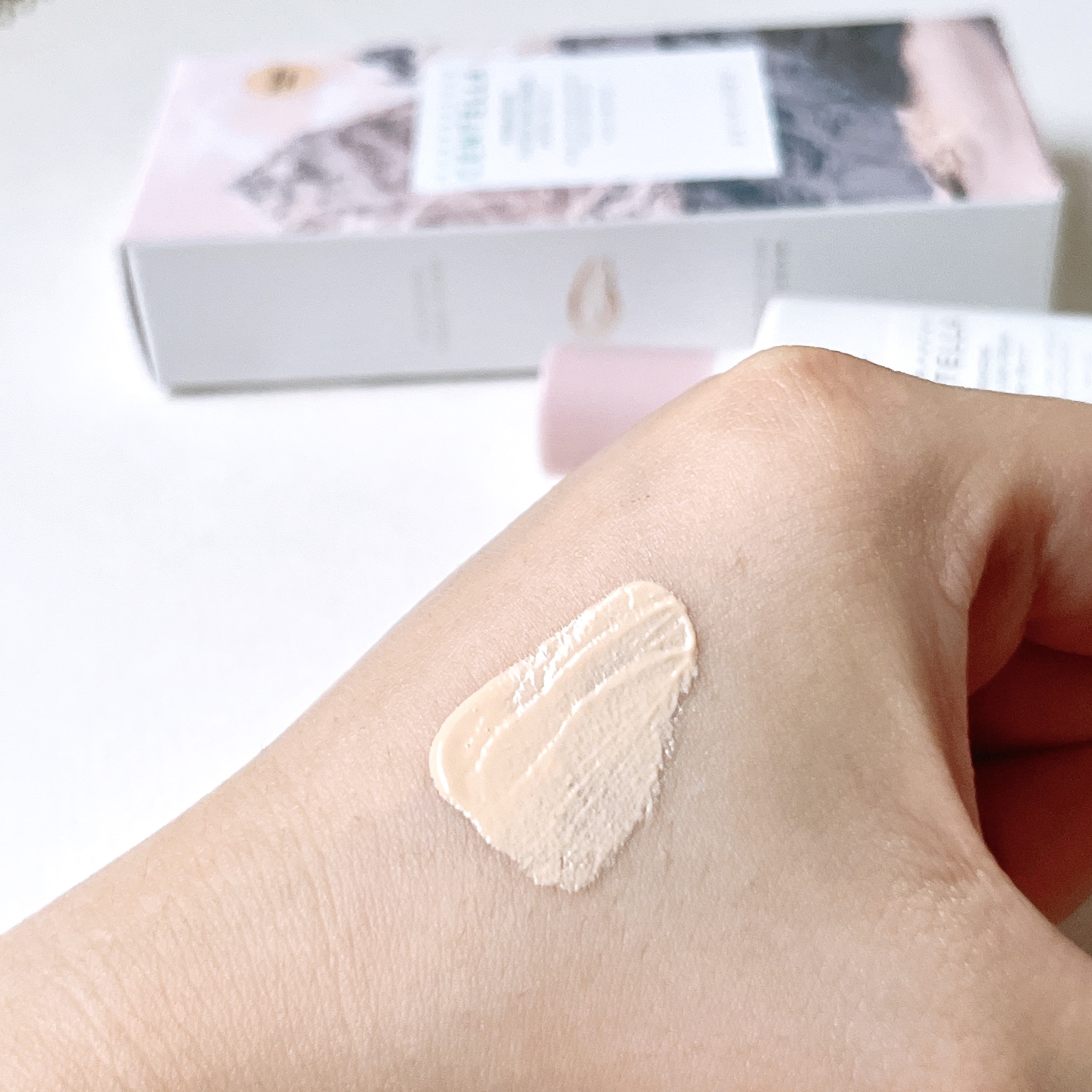 ポアマイジングティンテッド サンクリーム/SKIN1004/日焼け止めクリームを使ったクチコミ（3枚目）