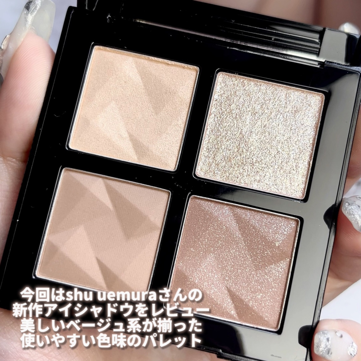 アイスカルプト 3D コントゥア ベージュ/shu uemura/アイシャドウパレットを使ったクチコミ（2枚目）