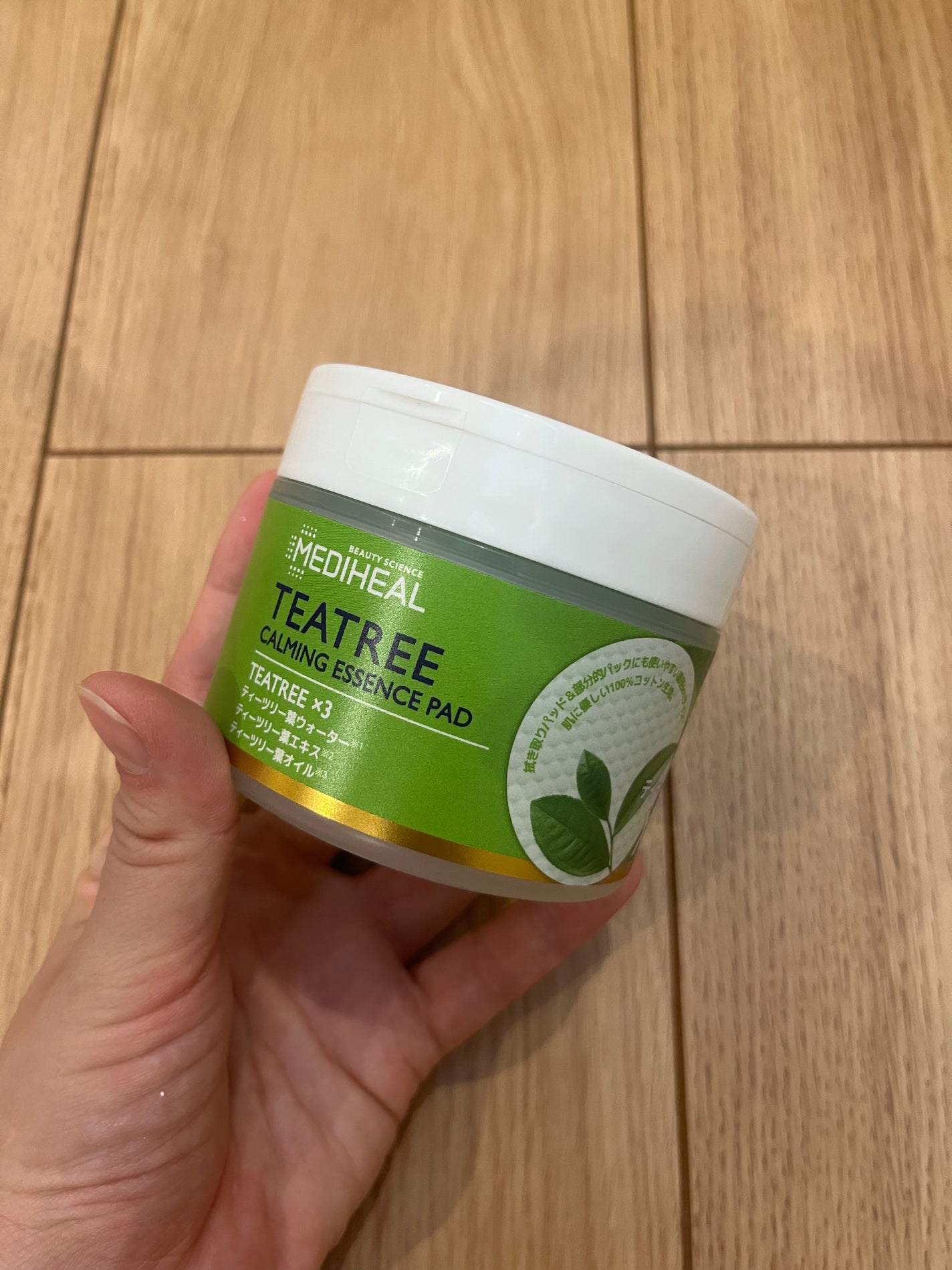 ティーツリーカーミングエッセンスパッド/MEDIHEAL/トナーパッドを使ったクチコミ(1枚目)