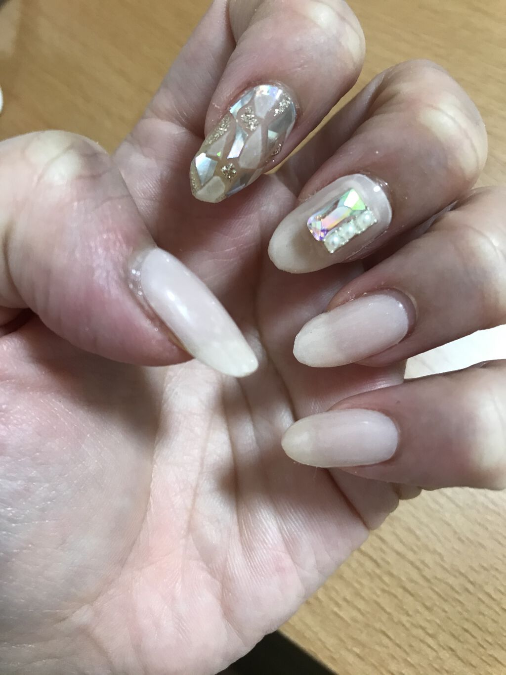 セミキュアジェルネイル（ハンド）/ohora/ネイルシールを使ったクチコミ（2枚目）