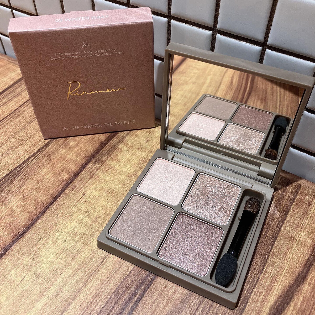 インザミラーアイパレット/Ririmew/アイシャドウパレットを使ったクチコミ（2枚目）