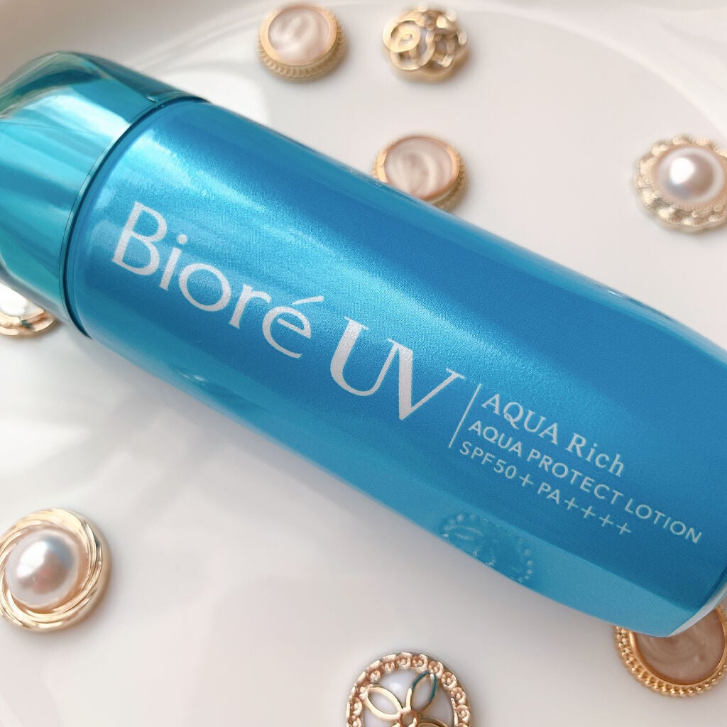 ビオレUV アクアリッチ アクアプロテクトローション(水層パック)/ビオレ/日焼け止めローションを使ったクチコミ(1枚目)