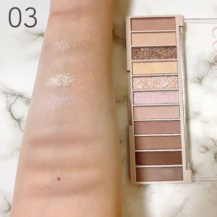 アイシャドウパレット/coou/アイシャドウパレットを使ったクチコミ(4枚目)