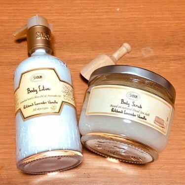 本日の購入品です！

SABON ボディスクラブ Ｓ
SABON ボディローション ポンプタイプ
どちらもパチュリラベンダーバニラです。

実はSABONのものを買うのは今回が初めてです、、！お店のお姉