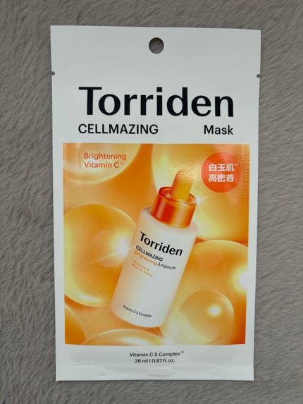 セルメイジング ビタC ブライトニングマスク/Torriden/シートマスク・パックを使ったクチコミ(1枚目)