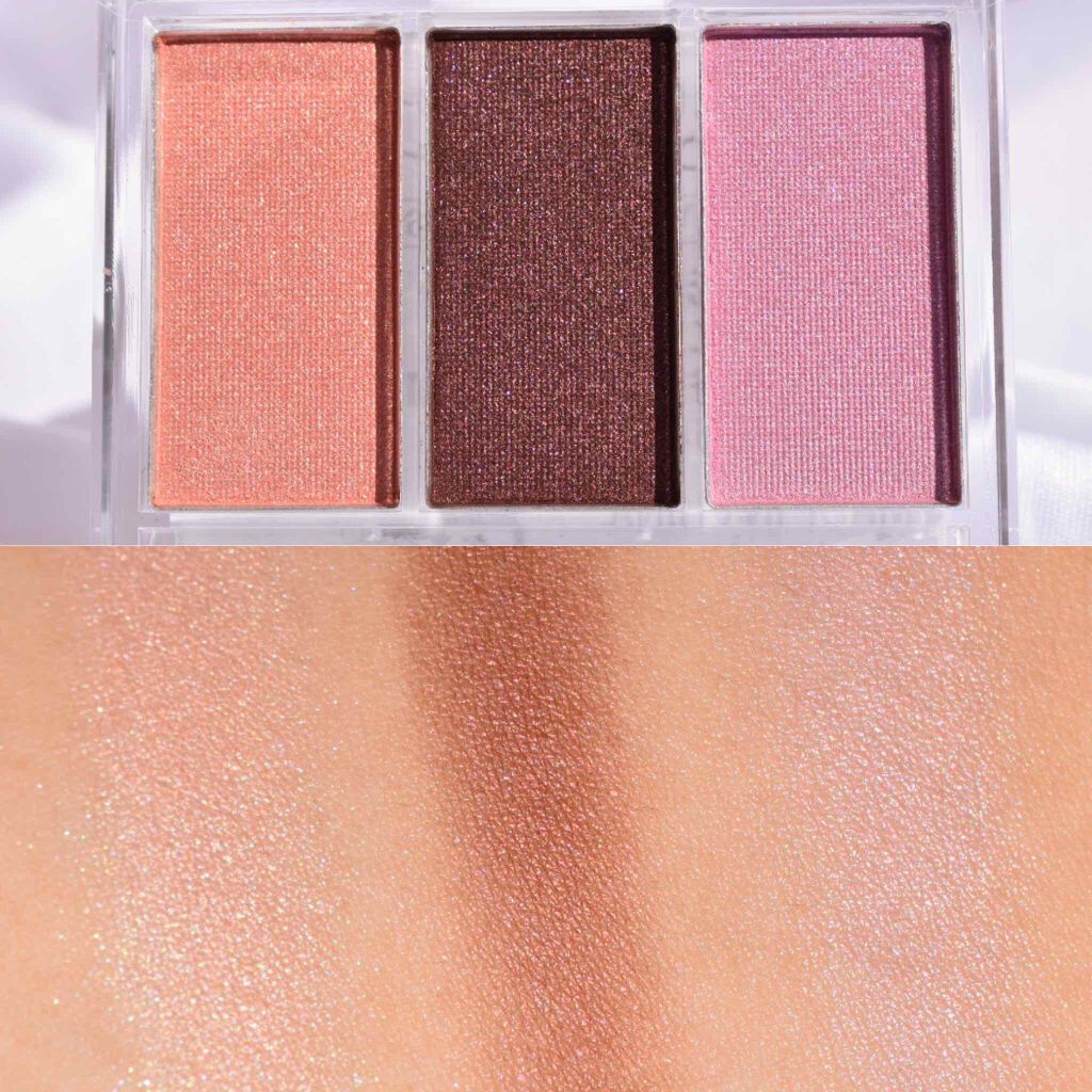 WHY NOT SPINNS 3色アイシャドウ/DAISO/アイシャドウパレットを使ったクチコミ（2枚目）