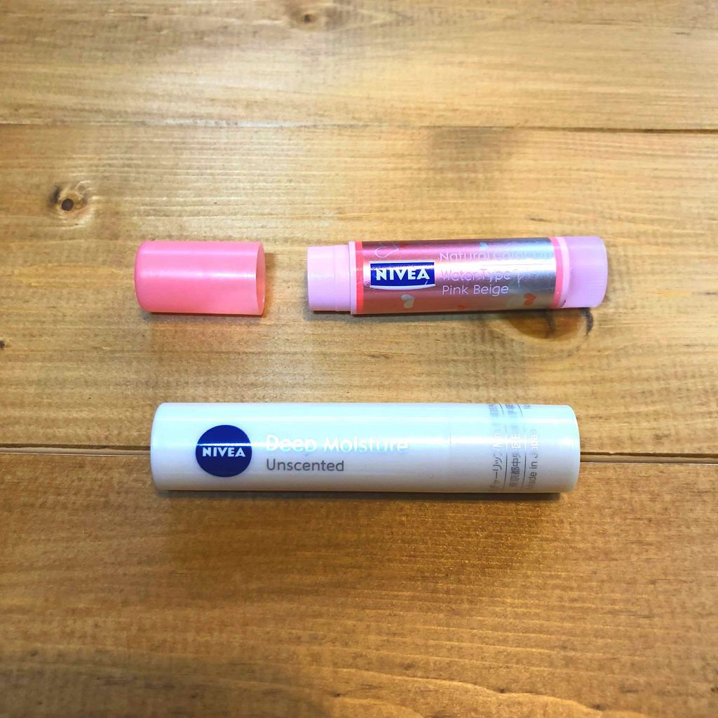 ナチュラルカラーリップ ウォータータイプ/ニベア/リップケアを使ったクチコミ（1枚目）