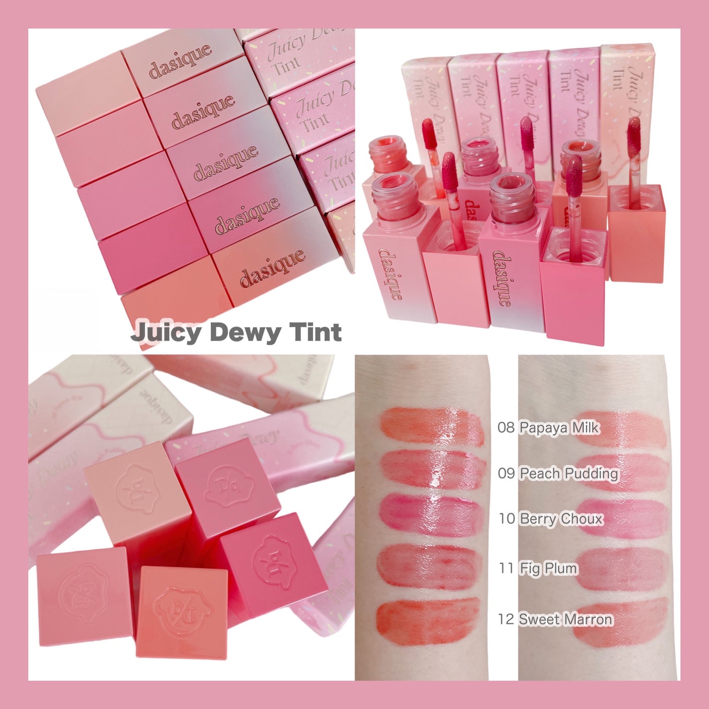 ジューシーデュイティント/dasique/リップティントを使ったクチコミ(2枚目)