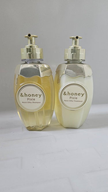 ＆honey ピクシーモイストシルキー　シャンプー1.0/ヘアトリートメント2.0/&honey/シャンプー・コンディショナーを使ったクチコミ（1枚目）