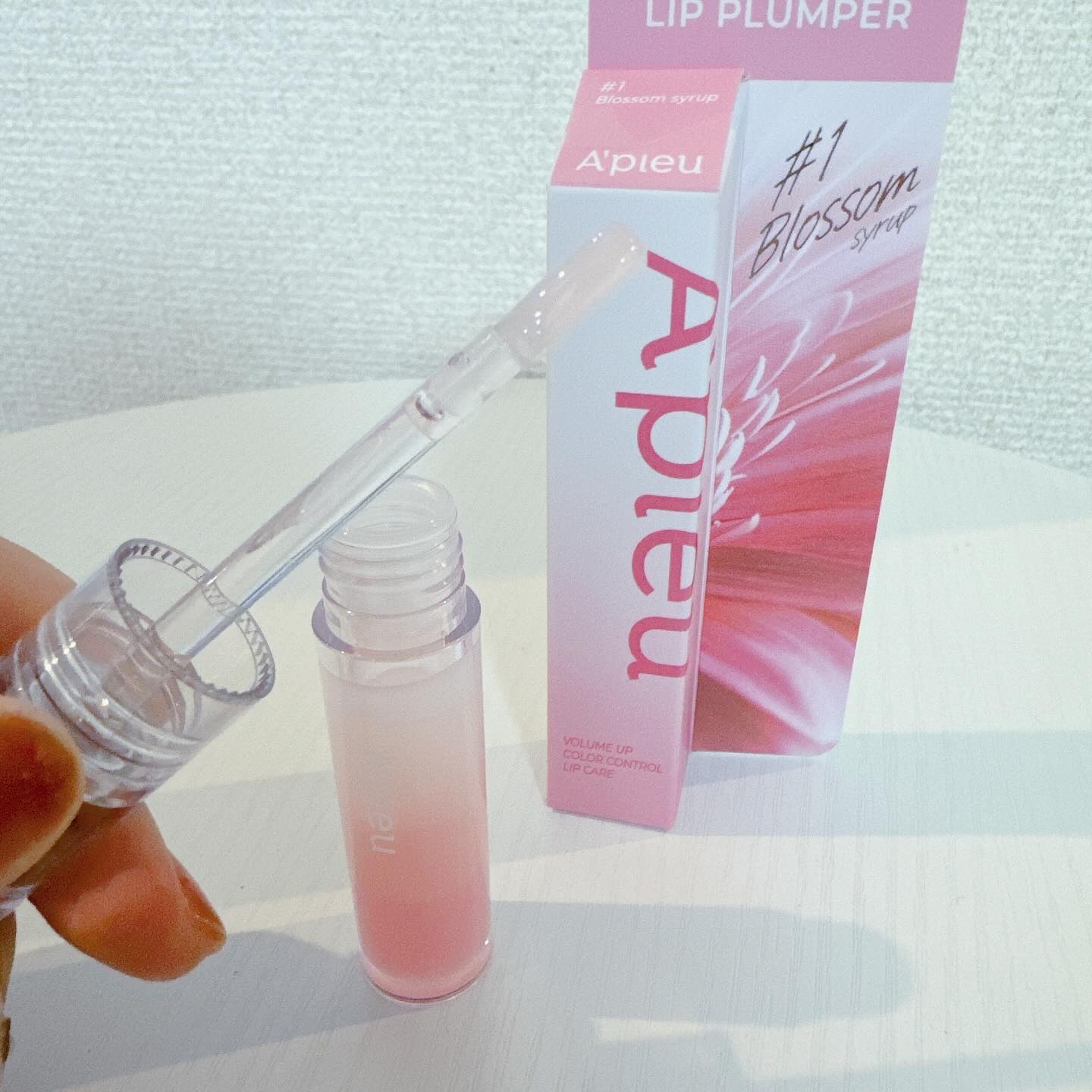 アピュー ジューシーパン リッププランパー/A’pieu/リッププランパーを使ったクチコミ（2枚目）