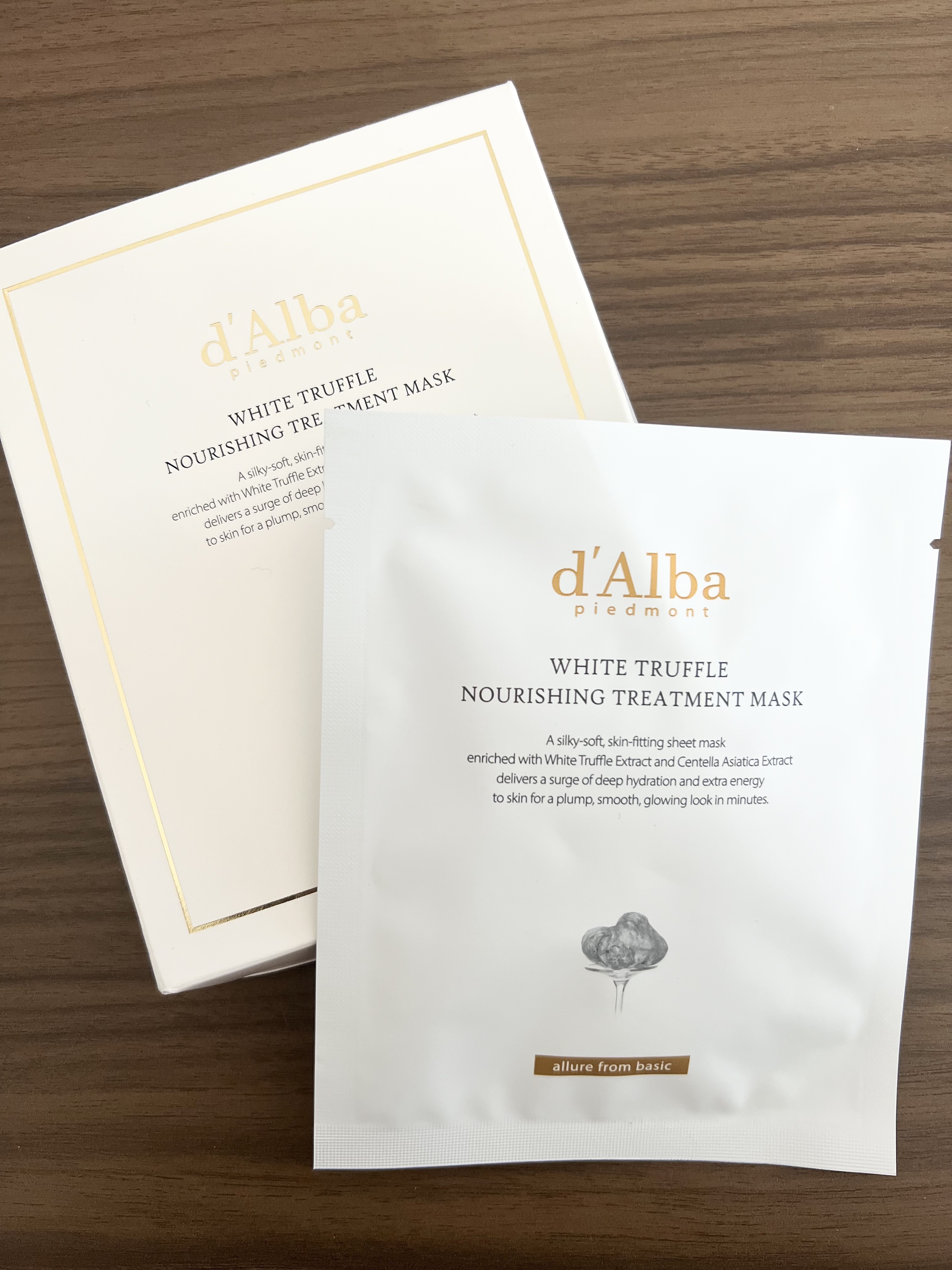 ホワイトトリュフナリシングトリートメントマスク/ダルバ/シートマスク・パックを使ったクチコミ（2枚目）