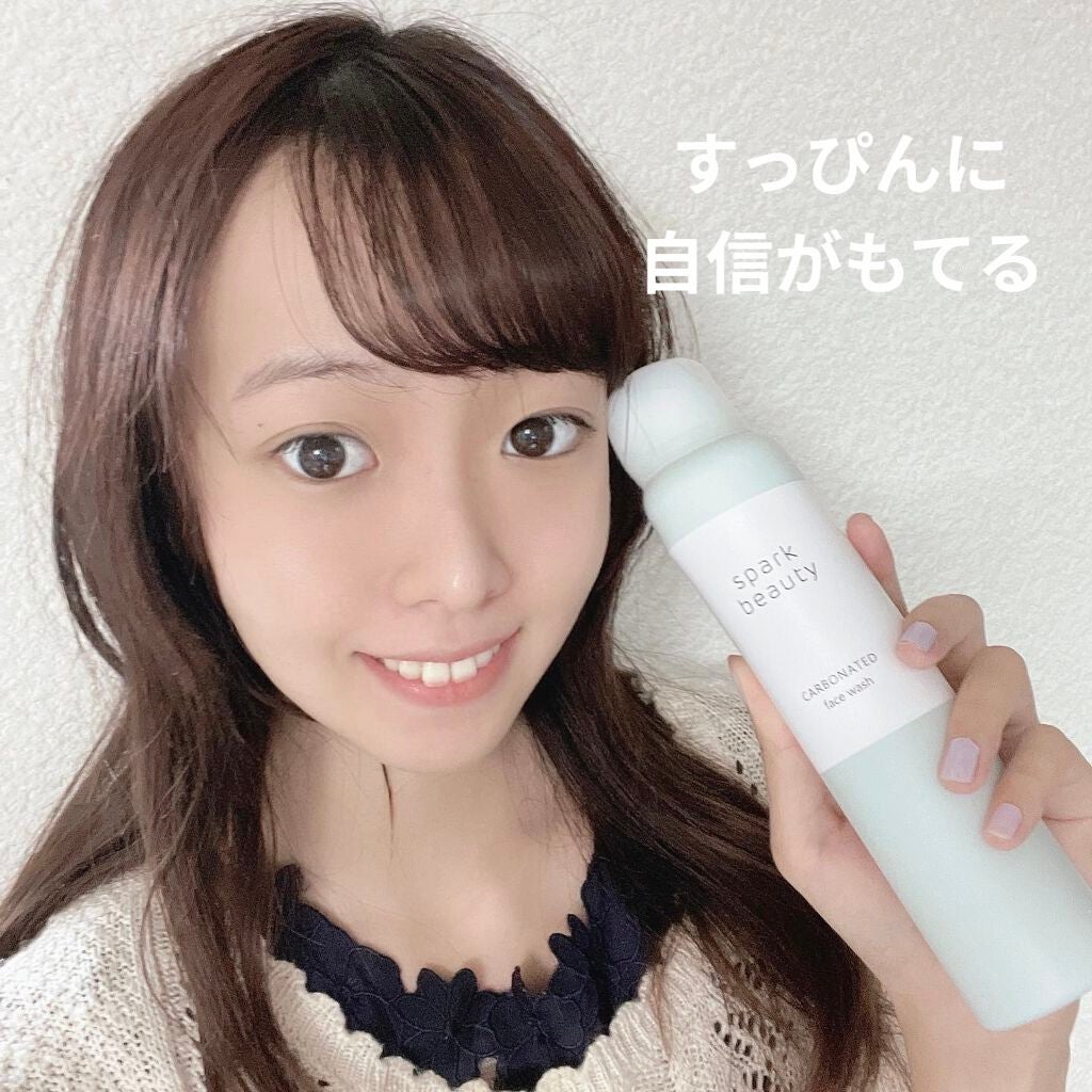 炭酸洗顔フォーム/SPARK BEAUTY/泡洗顔を使ったクチコミ(2枚目)