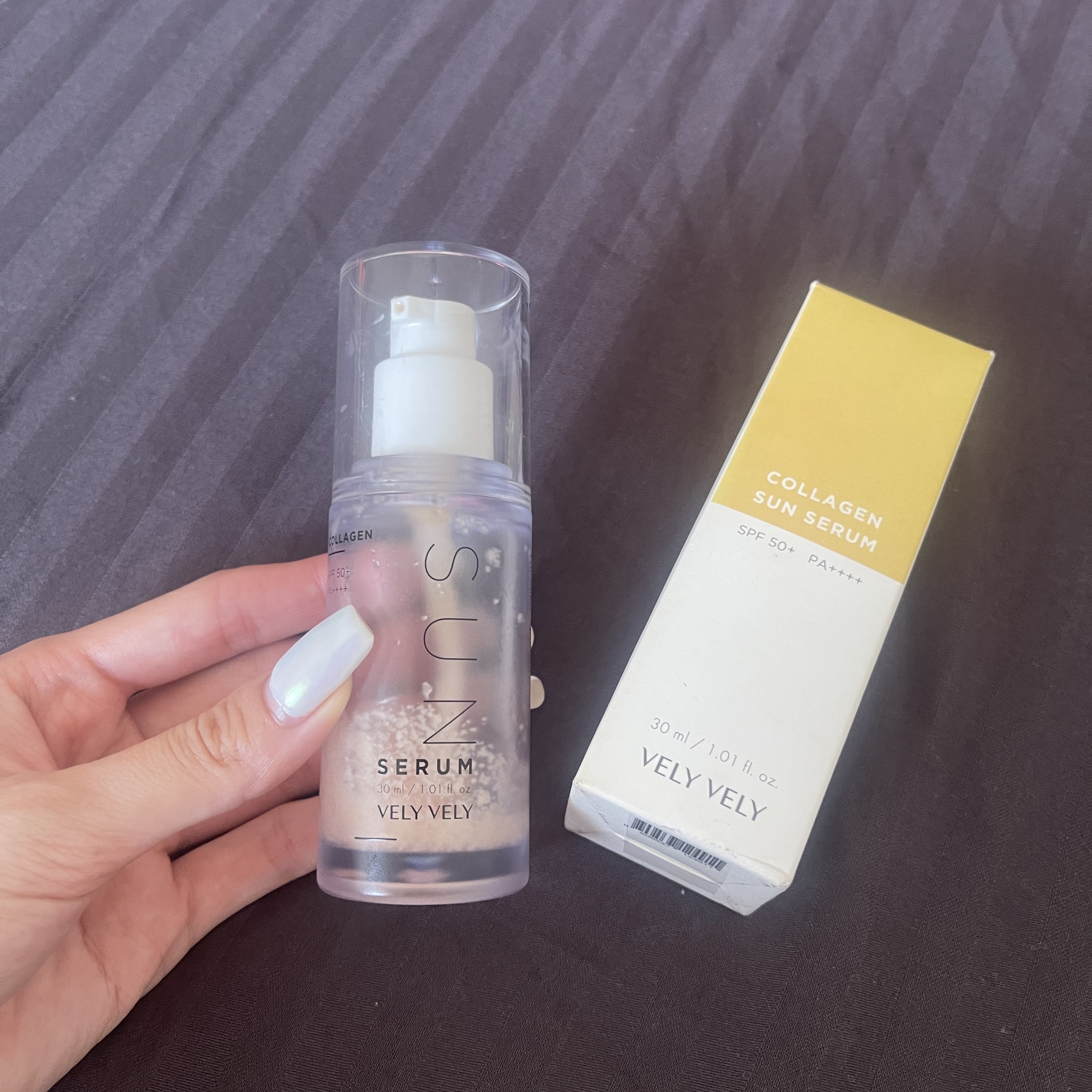 ハリケアコラーゲンサンセラム/VELY VELY/日焼け止めジェルを使ったクチコミ（1枚目）