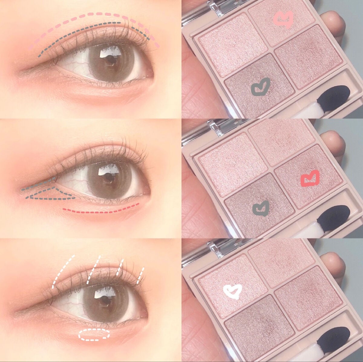 シルキースフレアイズ(マットタイプ)/キャンメイク/アイシャドウパレットを使ったクチコミ(2枚目)