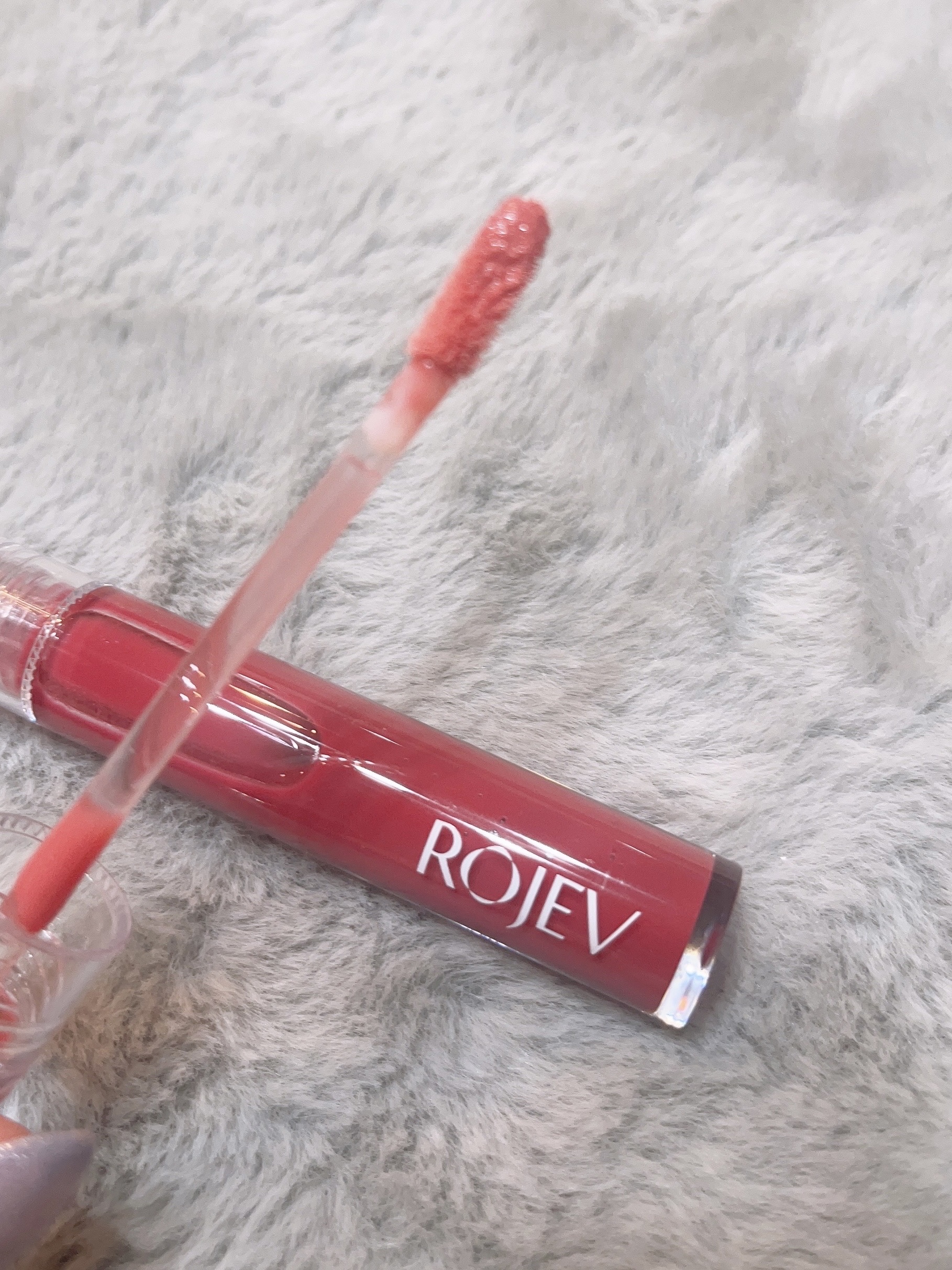 LIP PLUMPER GLAZE TINT/ROJEV/口紅を使ったクチコミ（3枚目）