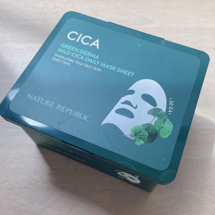 グリーンダーマCICA デイリーシートマスク/ネイチャーリパブリック/シートマスク・パックを使ったクチコミ(1枚目)