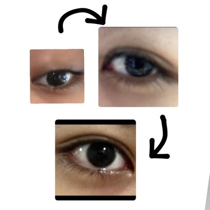 有希ちゃん🪐🩶 on LIPS 「半年で二重に⁉️私流二重ルーティン‼️#アイプチ#奥二重から二..」(5枚目)