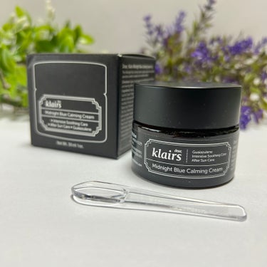 ミッドナイトブルーカーミングクリーム 30ml/Klairs/フェイスクリームを使ったクチコミ（3枚目）